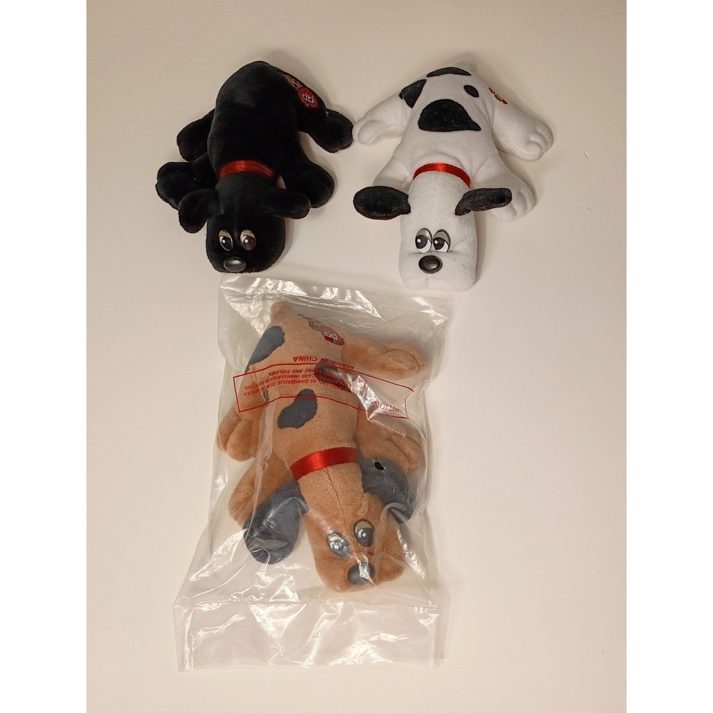 Pound Puppies - 1986 - Tonka - 8" - Hardee's - Lot of 3